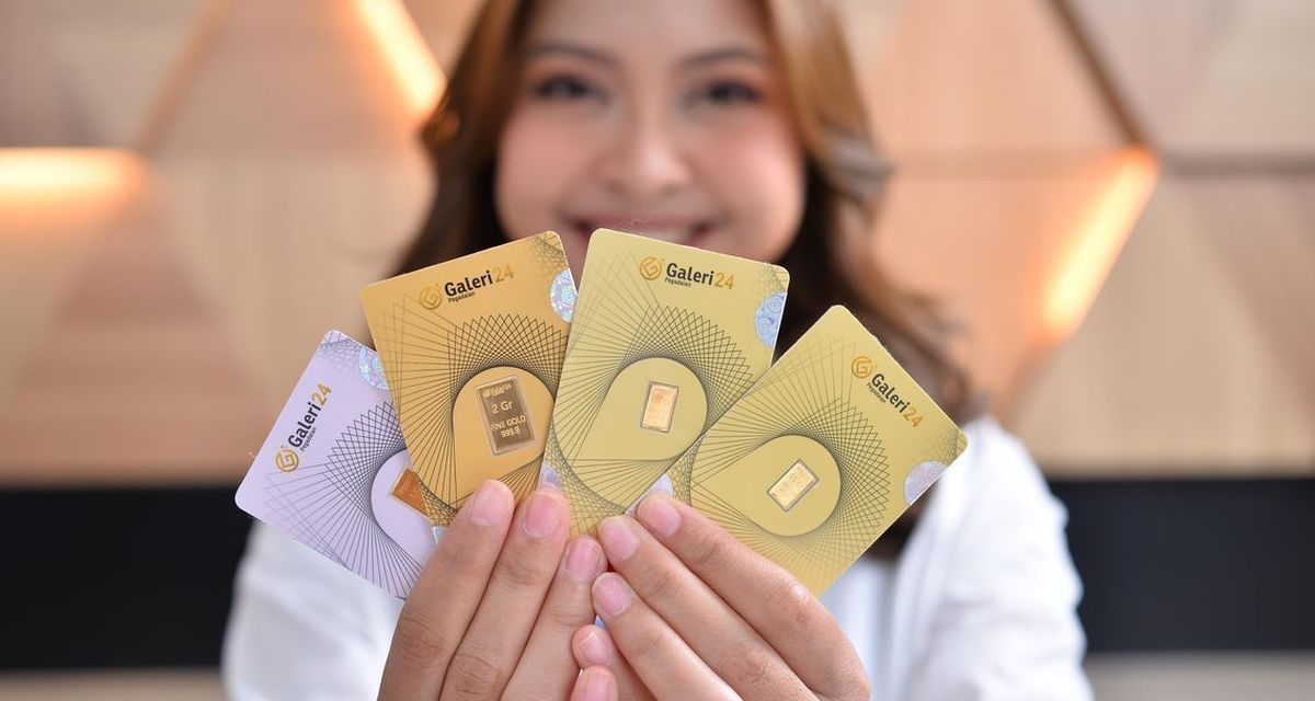 Harga Emas Di Tanggal 14 Februari 2026 Galeri 24 Dan UBS Stabil