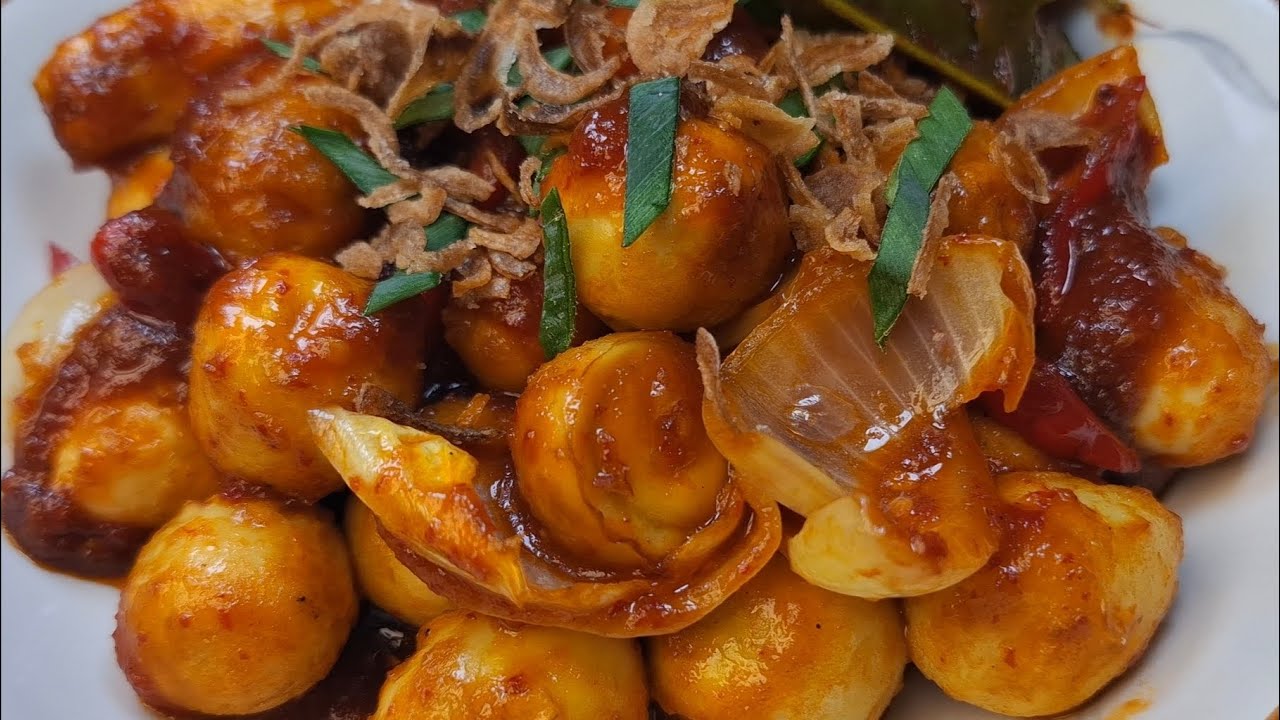 Telur Puyuh Kecap Pedas