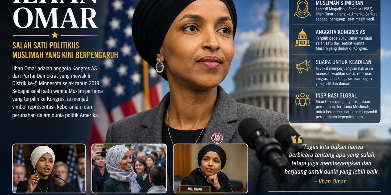 Ilhan Omar Salah Satu Politikus Muslimah Yang Kini Berpengaruh