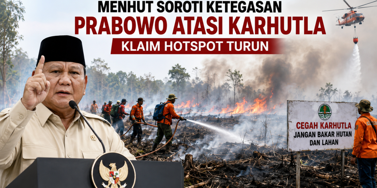 Menhut Soroti Ketegasan Presiden Prabowo Atasi Adanya Karhutla