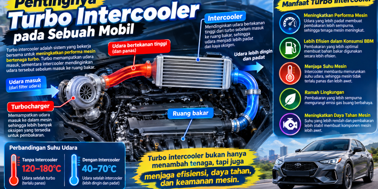 Turbo Intercooler Sebuah Komponen Dalam Sistem Induksi Mesin