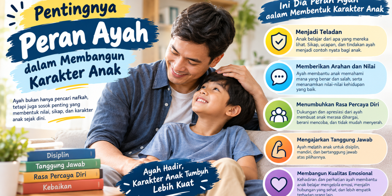 Zaman Sekarang, Peran Ayah Didik Anak Itu Sama Pentingnya!