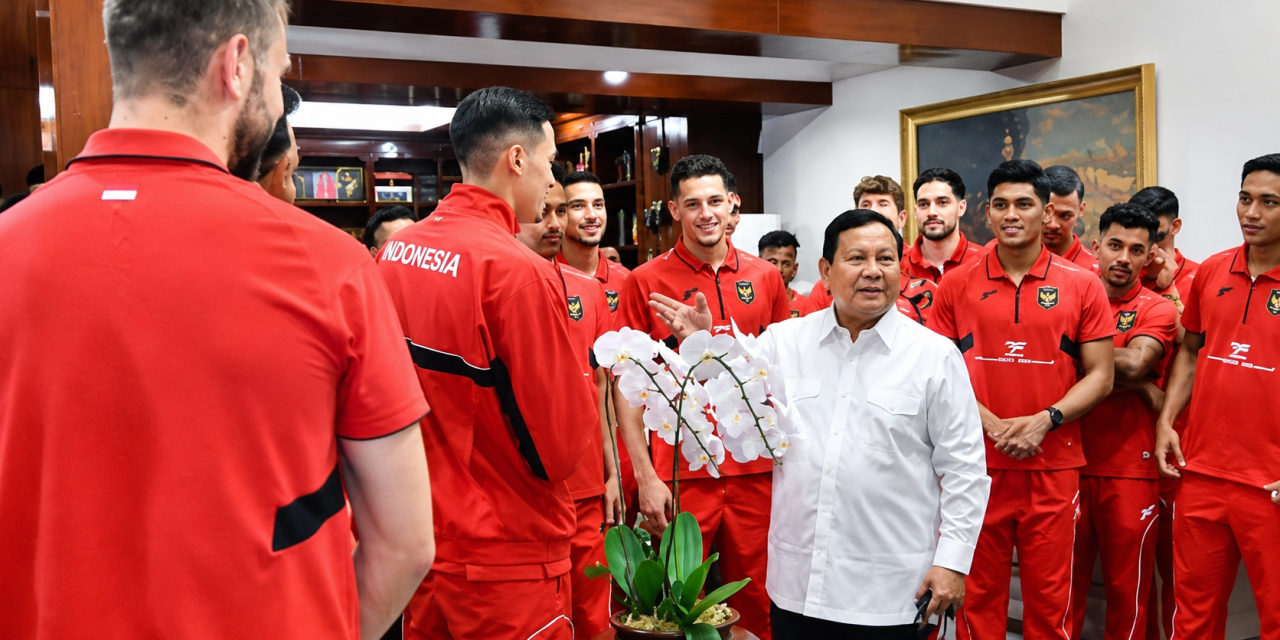 Timnas Indonesia Temui Prabowo Di Kertanegara