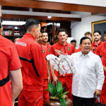 Timnas Indonesia Temui Prabowo Di Kertanegara