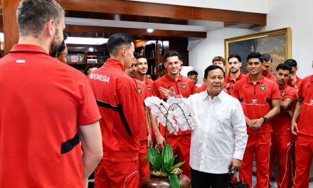 Timnas Indonesia Temui Prabowo Di Kertanegara