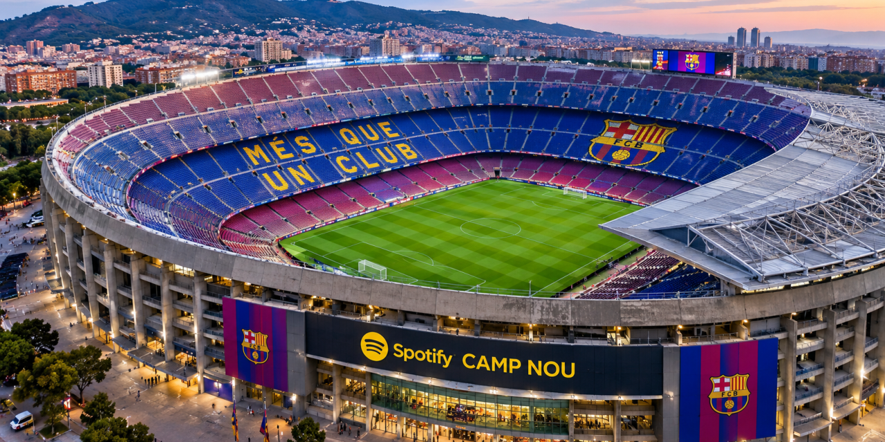 Stadion Camp Nou Rumah Klub Terbesar Spanyol Barcelona